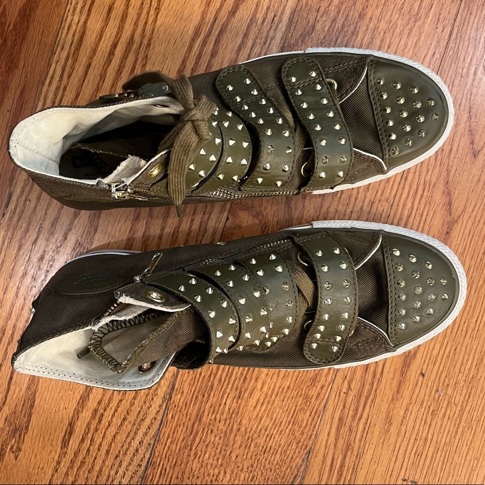 Converse High-Top Stud-Strap Platform Sneaker, Gr… - image 2